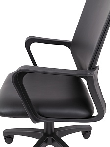 Офисное кресло CHAIRMAN 606 ЭКО, экокожа, черный